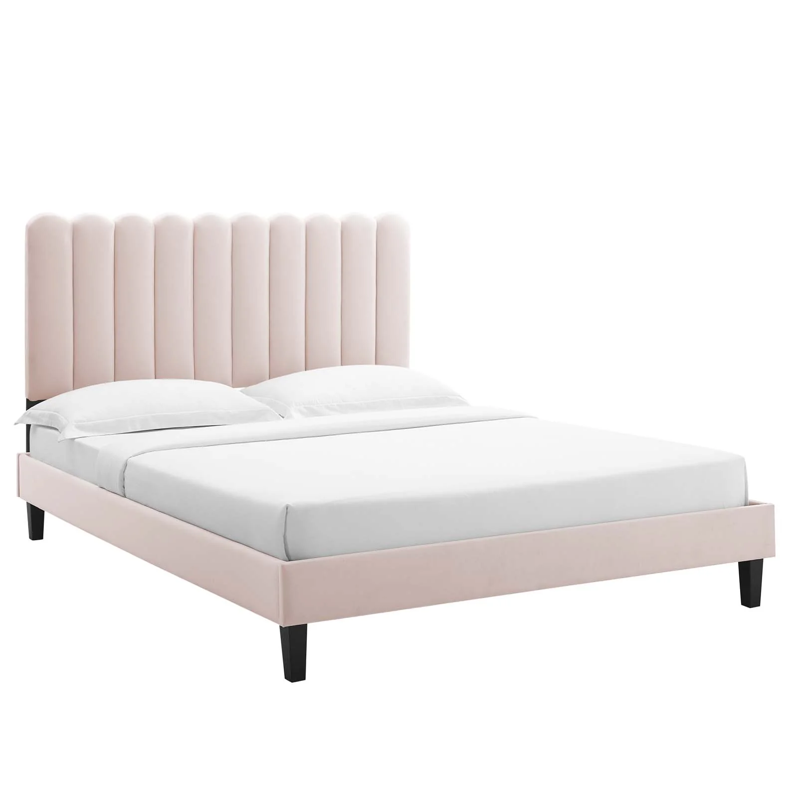 Reagan Twin Performance Velvet Platform Bed By Modway - MOD-6887 - Image 81