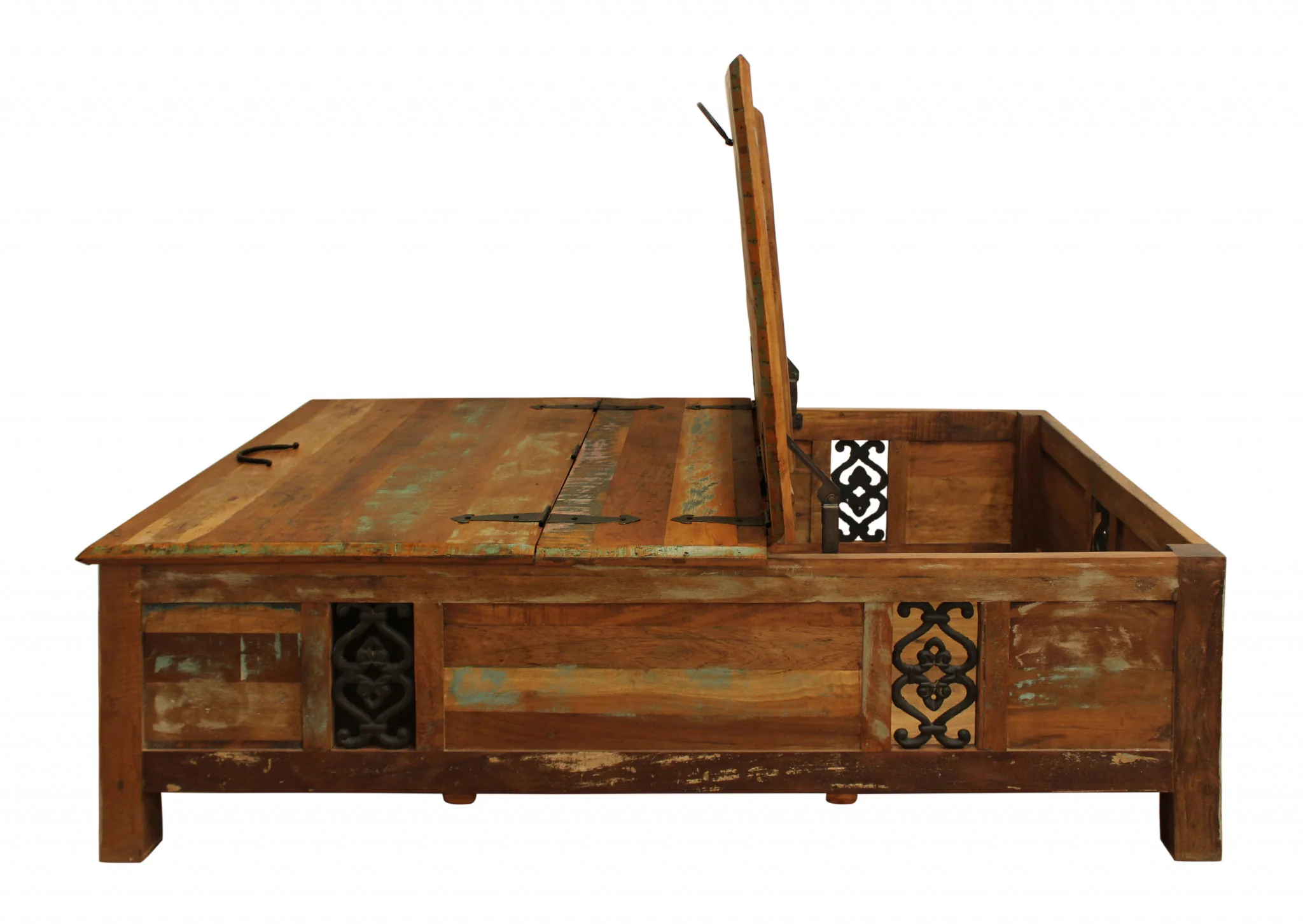 Rectangular Storage Wood Coffee Table By Homeroots