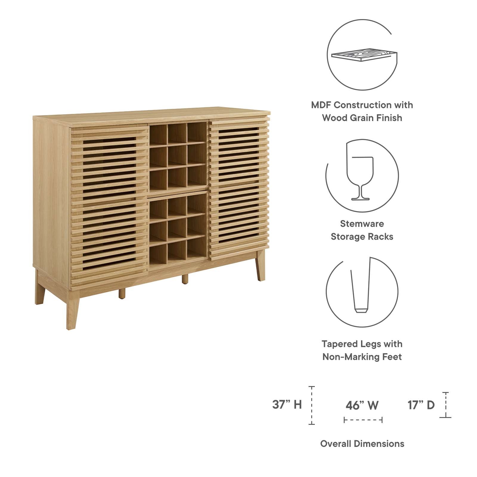 Render Bar Cabinet By Modway - EEI-6156 - Image 14