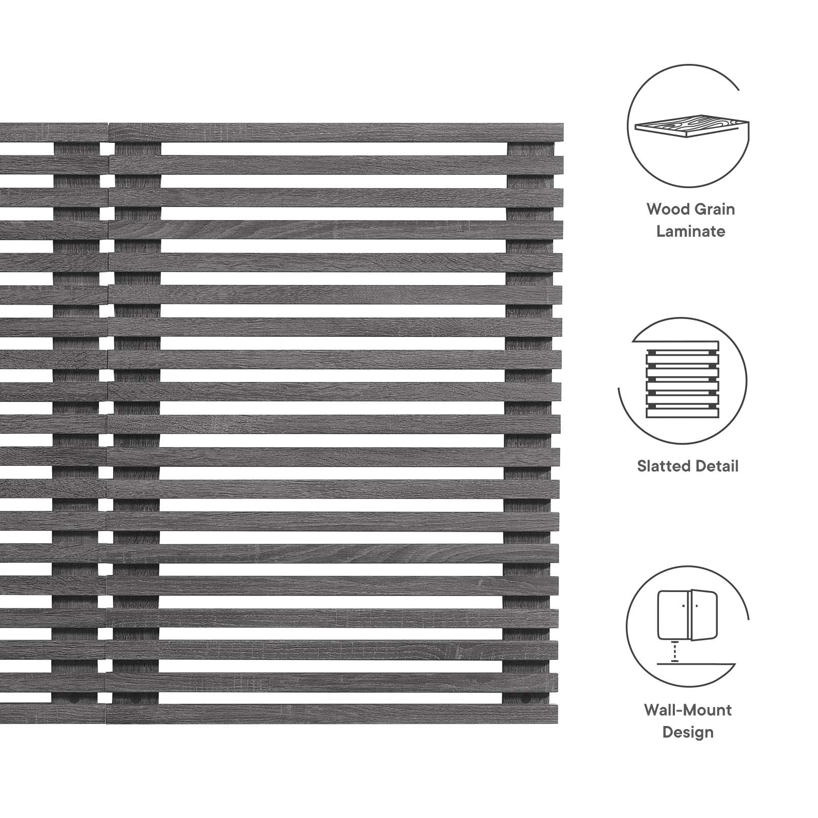 Render Wall Mount Queen Headboard By Modway - MOD-7110 - Image 5