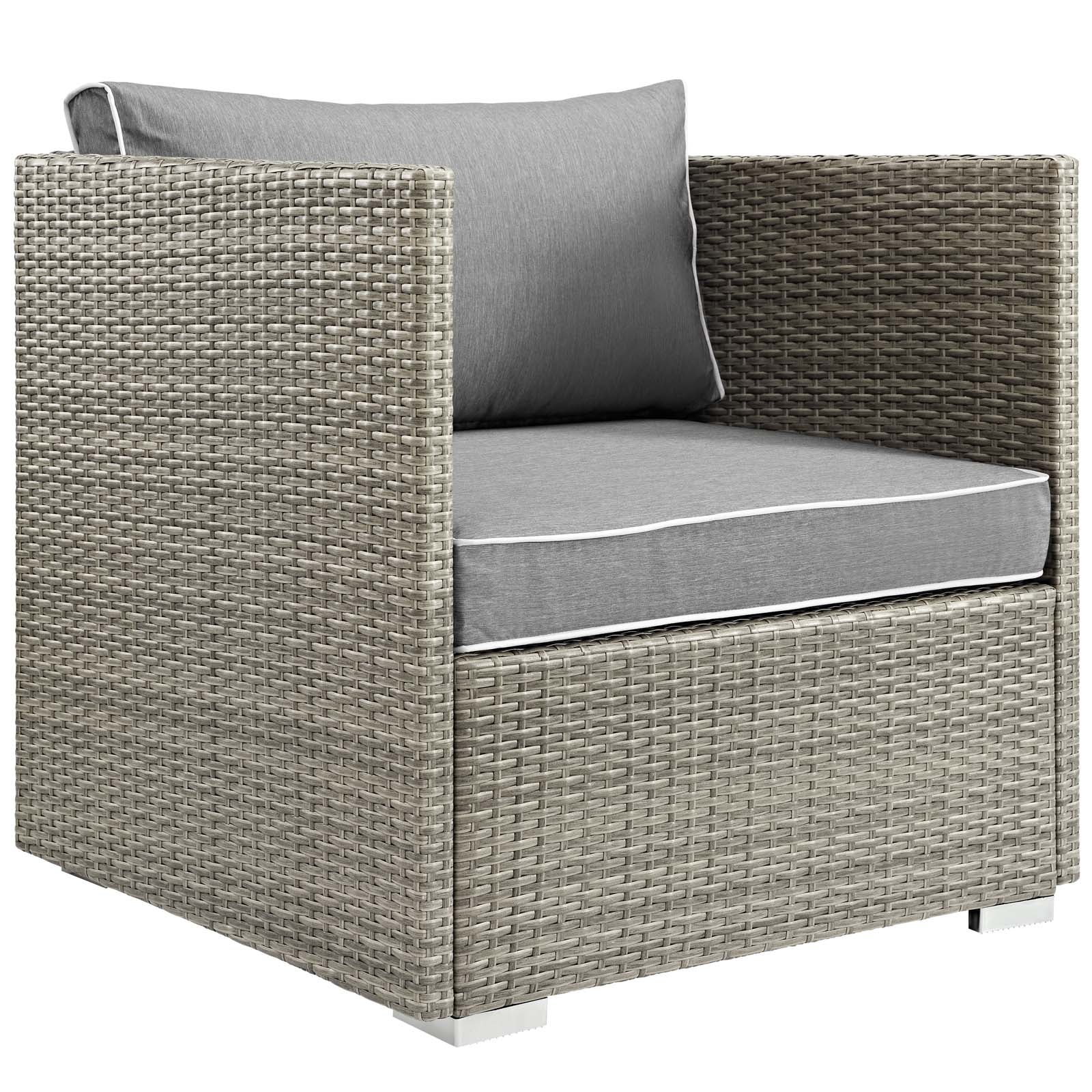 Repose 3 Piece Outdoor Patio Sectional Set By Modway - EEI-3006 - Image 11