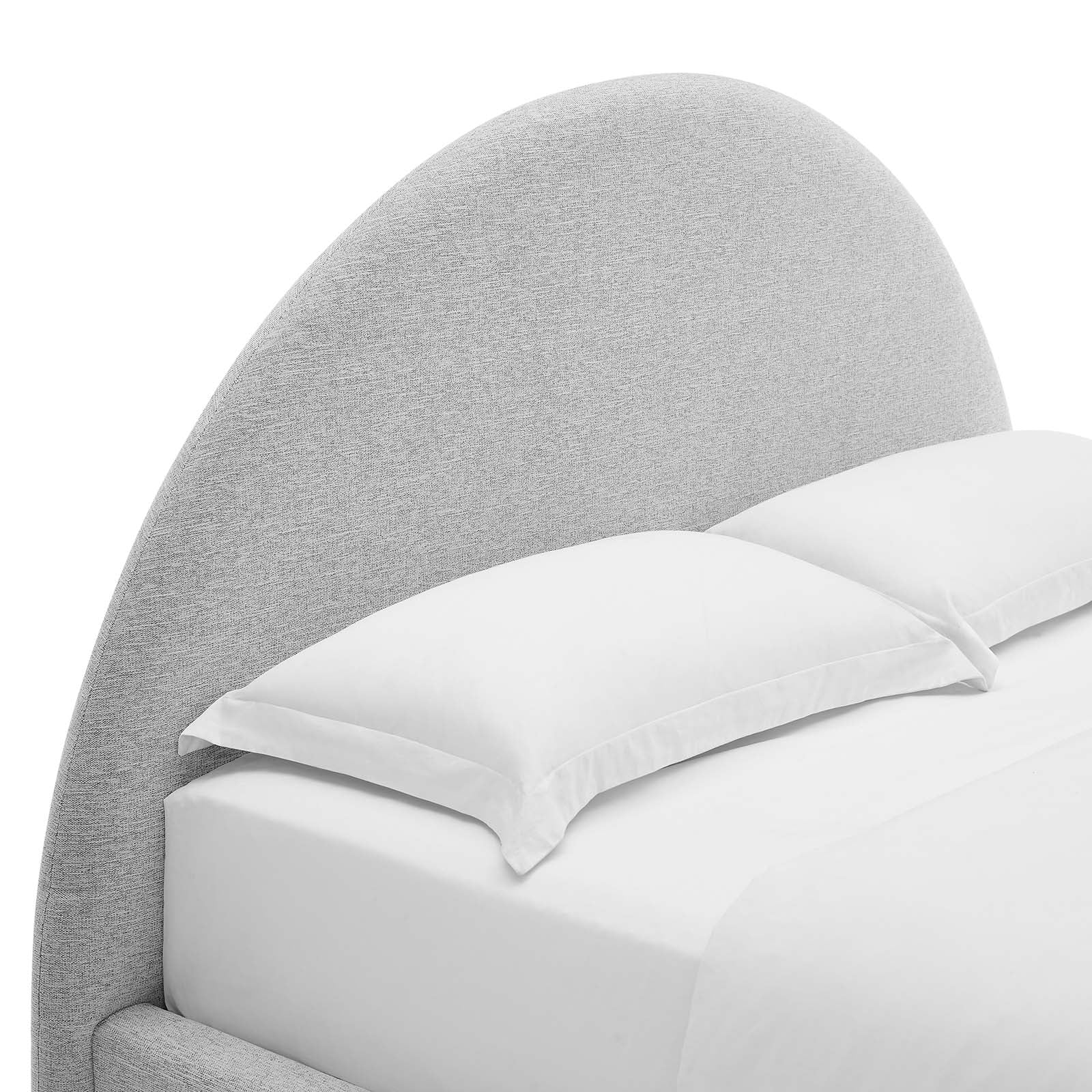 Resort Upholstered Fabric Arched Round King Platform Bed By Modway - MOD-7134 - Image 13