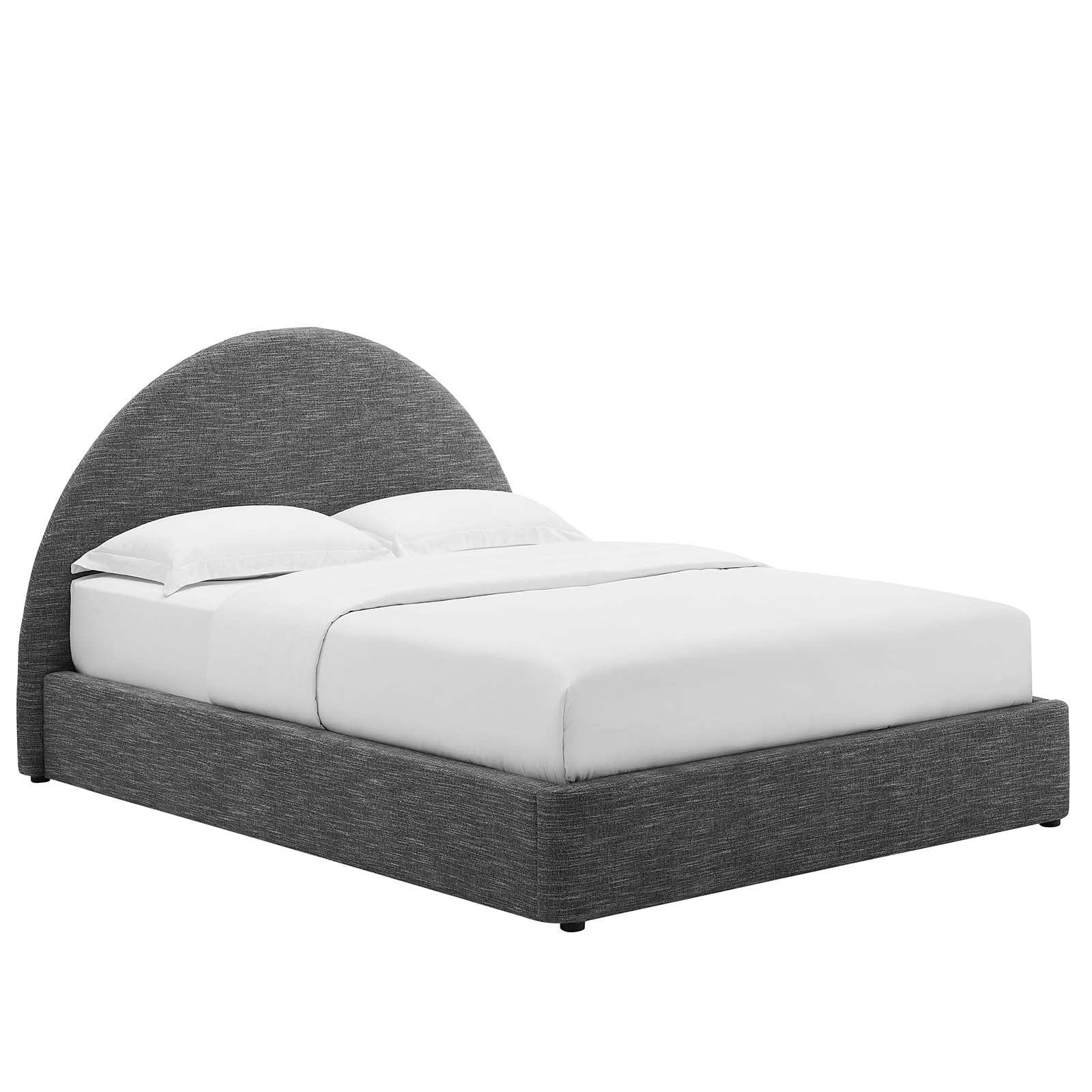Resort Upholstered Fabric Arched Round King Platform Bed By Modway - MOD-7134 - Image 17