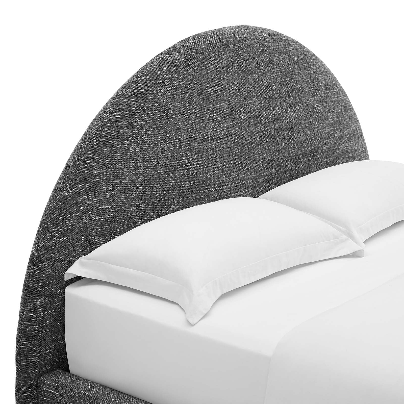 Resort Upholstered Fabric Arched Round King Platform Bed By Modway - MOD-7134 - Image 21