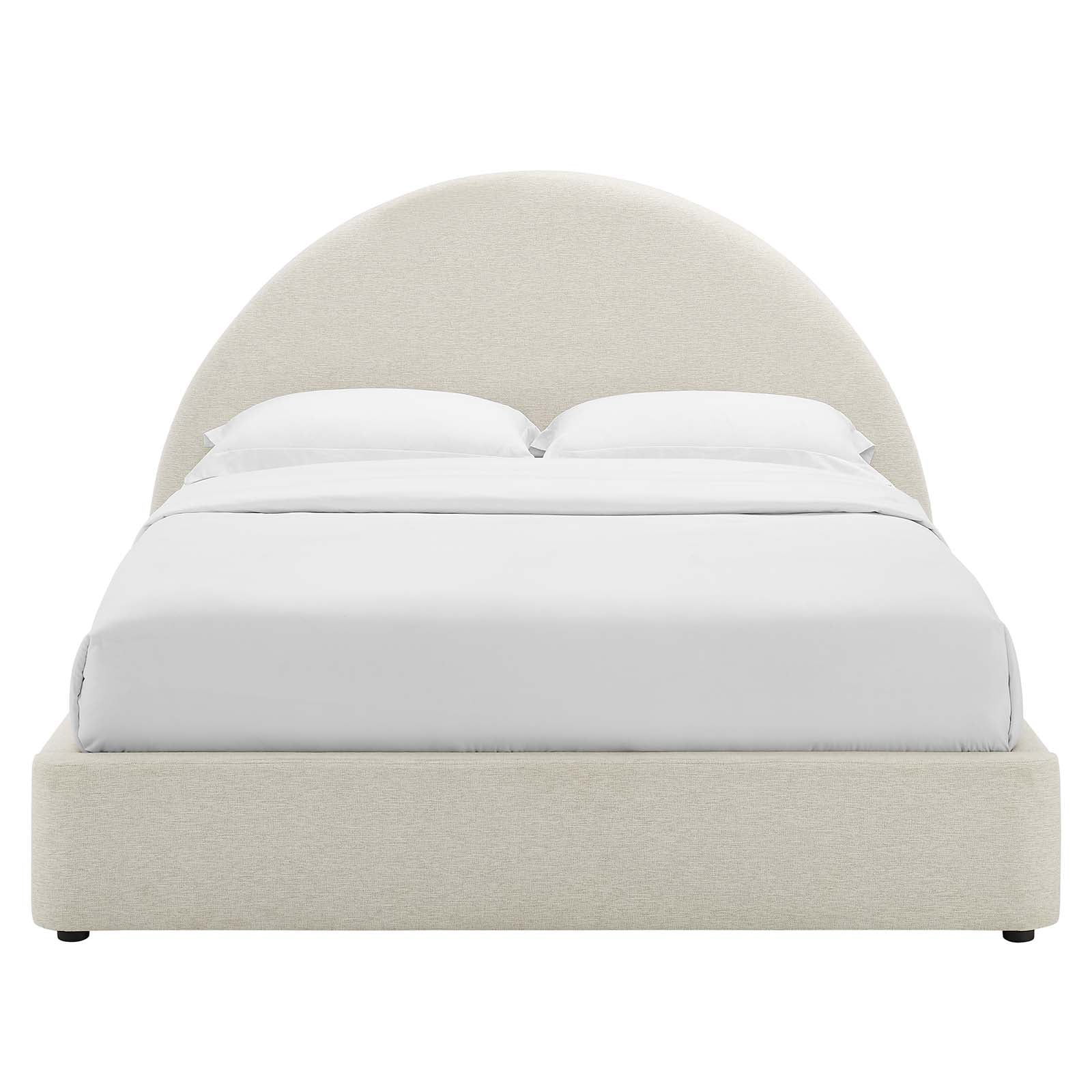 Resort Upholstered Fabric Arched Round King Platform Bed By Modway - MOD-7134 - Image 4