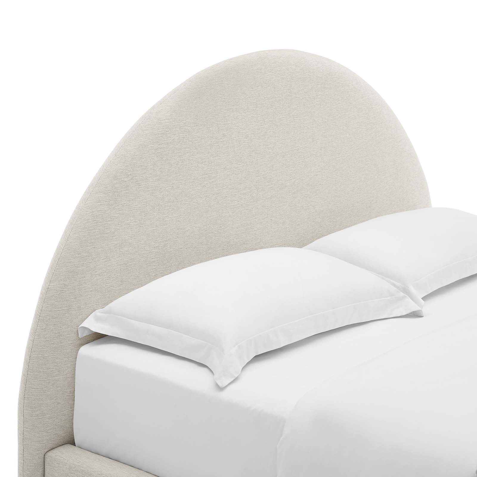 Resort Upholstered Fabric Arched Round King Platform Bed By Modway - MOD-7134 - Image 5
