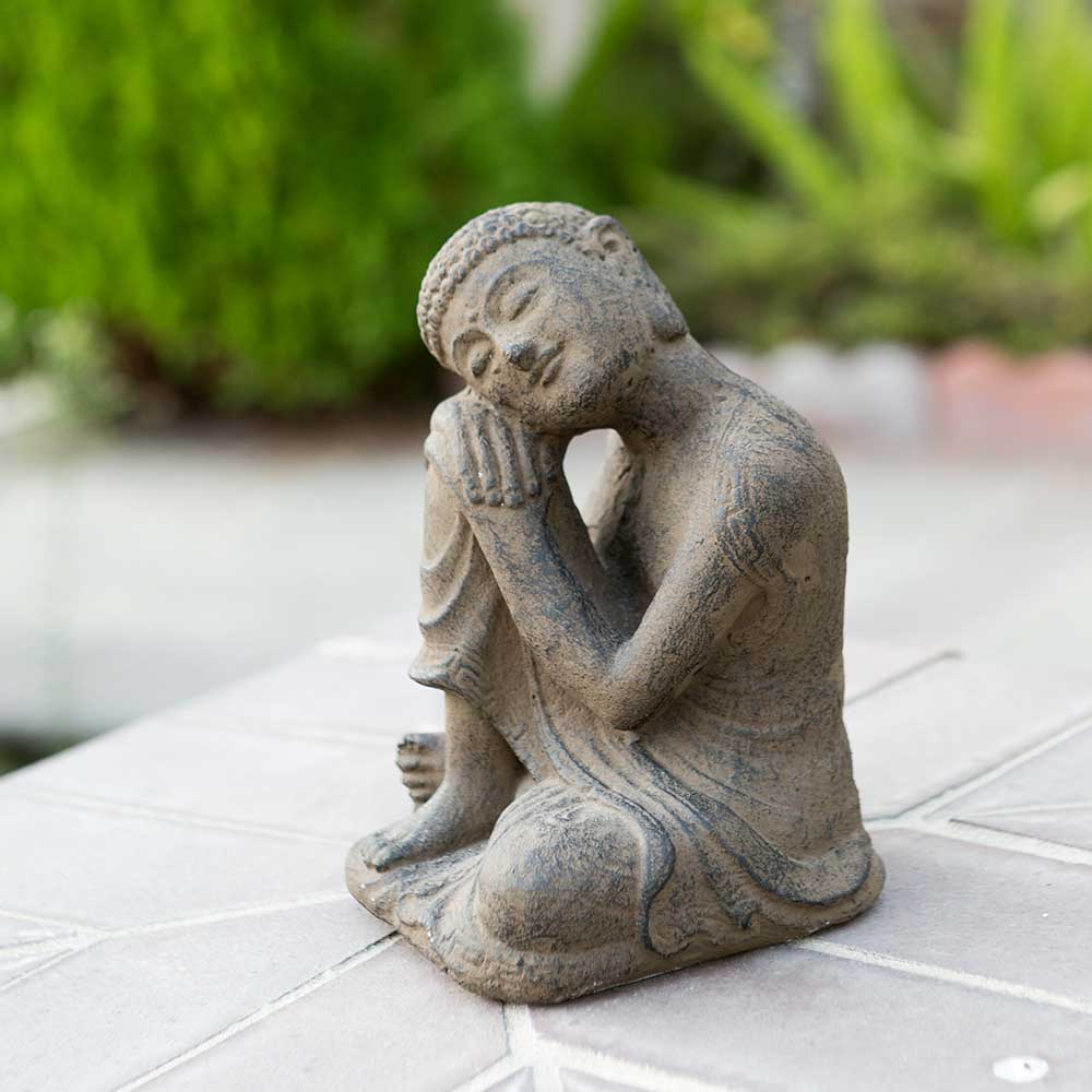 Resting Buddha Set of 4 By Garden Age Supply - Image 3