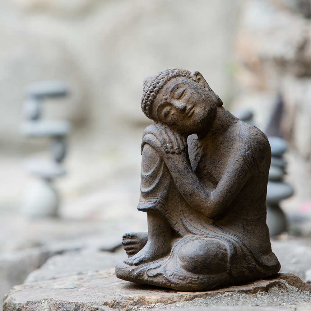 Resting Buddha Set of 4 By Garden Age Supply - Image 5