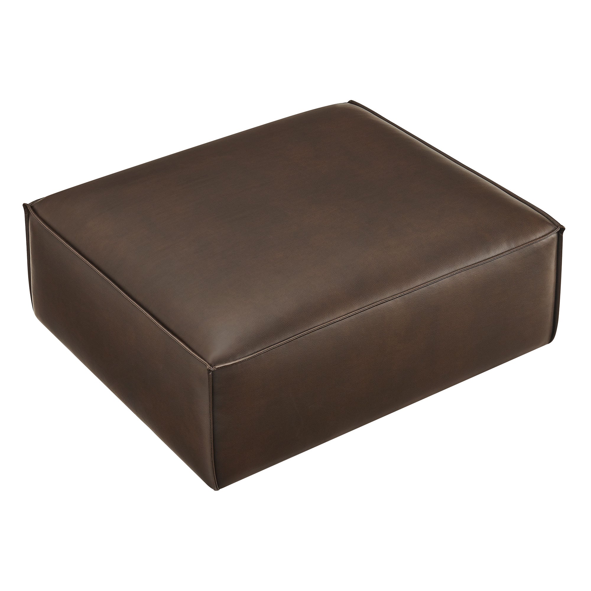 Restore Vegan Leather Modular Ottoman by Modway - Image 3