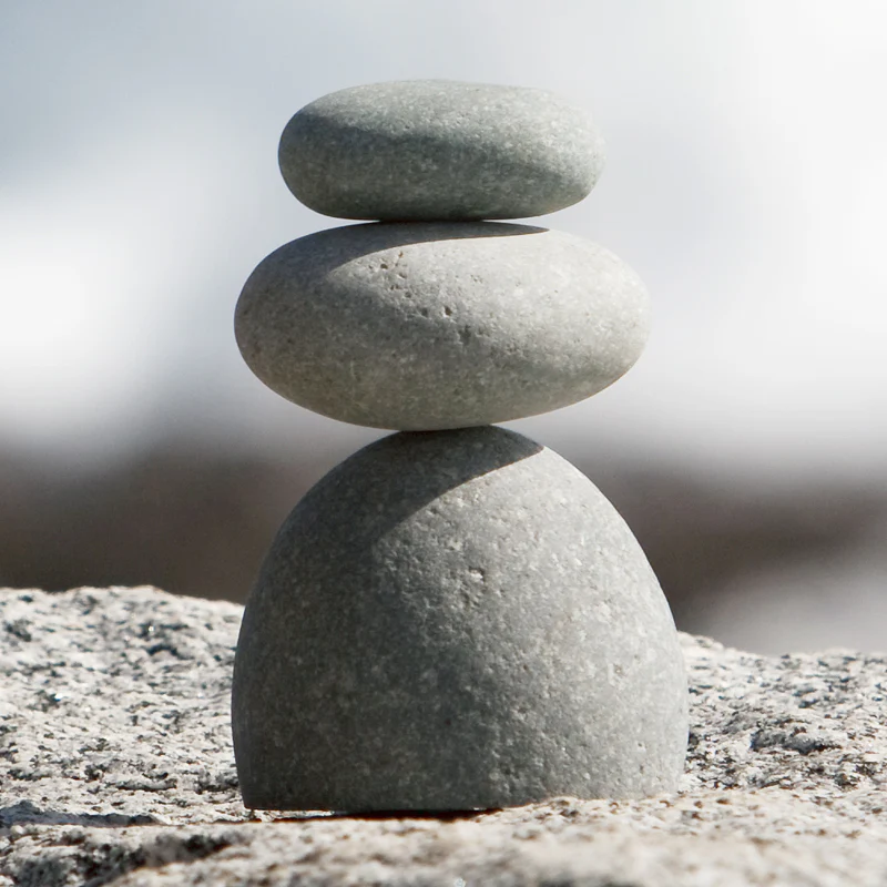 Rock Cairns Set of 3 By Garden Age Supply - Image 2