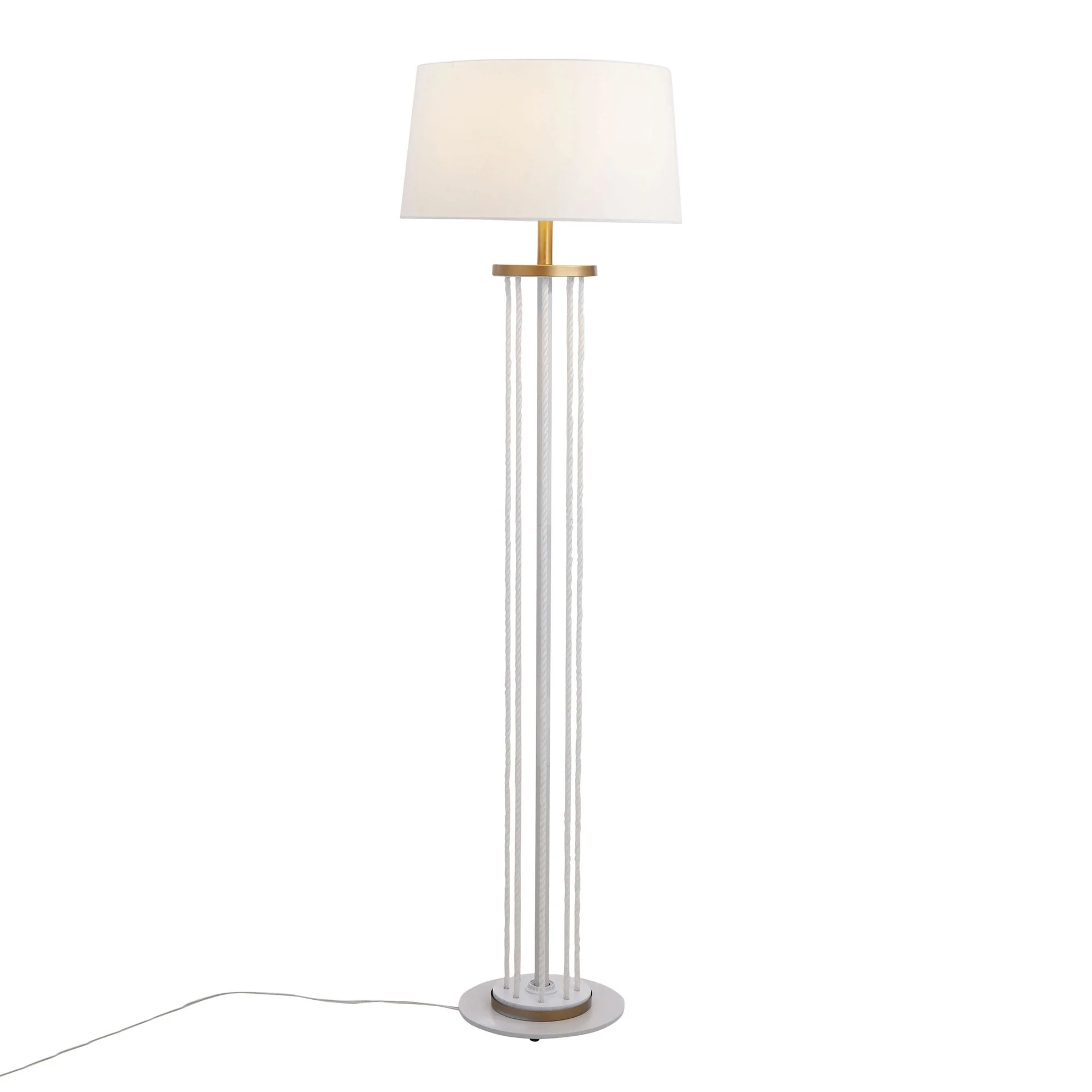 Rope Floor Lamp White By LumiSource