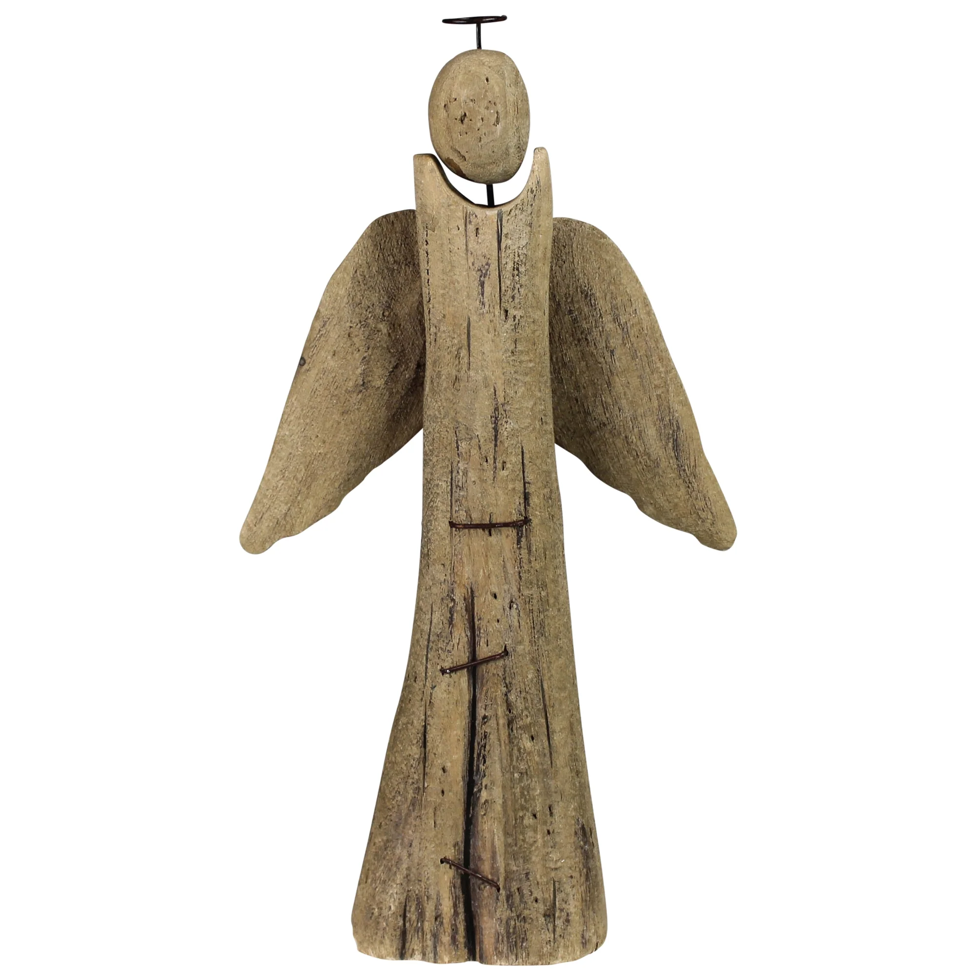 Rustic Angel, Wood - Large Set Of 2 By HomArt