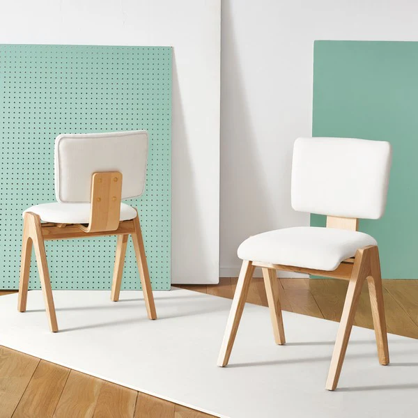 Safavieh Alisyn Wood Dining Chair Set Of 2 - Natural