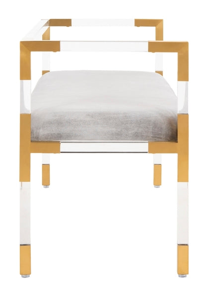 Safavieh Anastasia Bench - Clear - Image 2