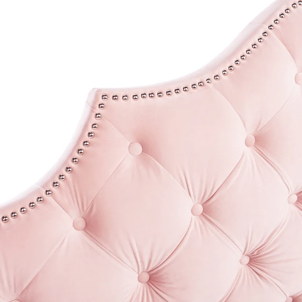 Safavieh Arebelle Queen Headboard Queen Size - Blush - Image 3