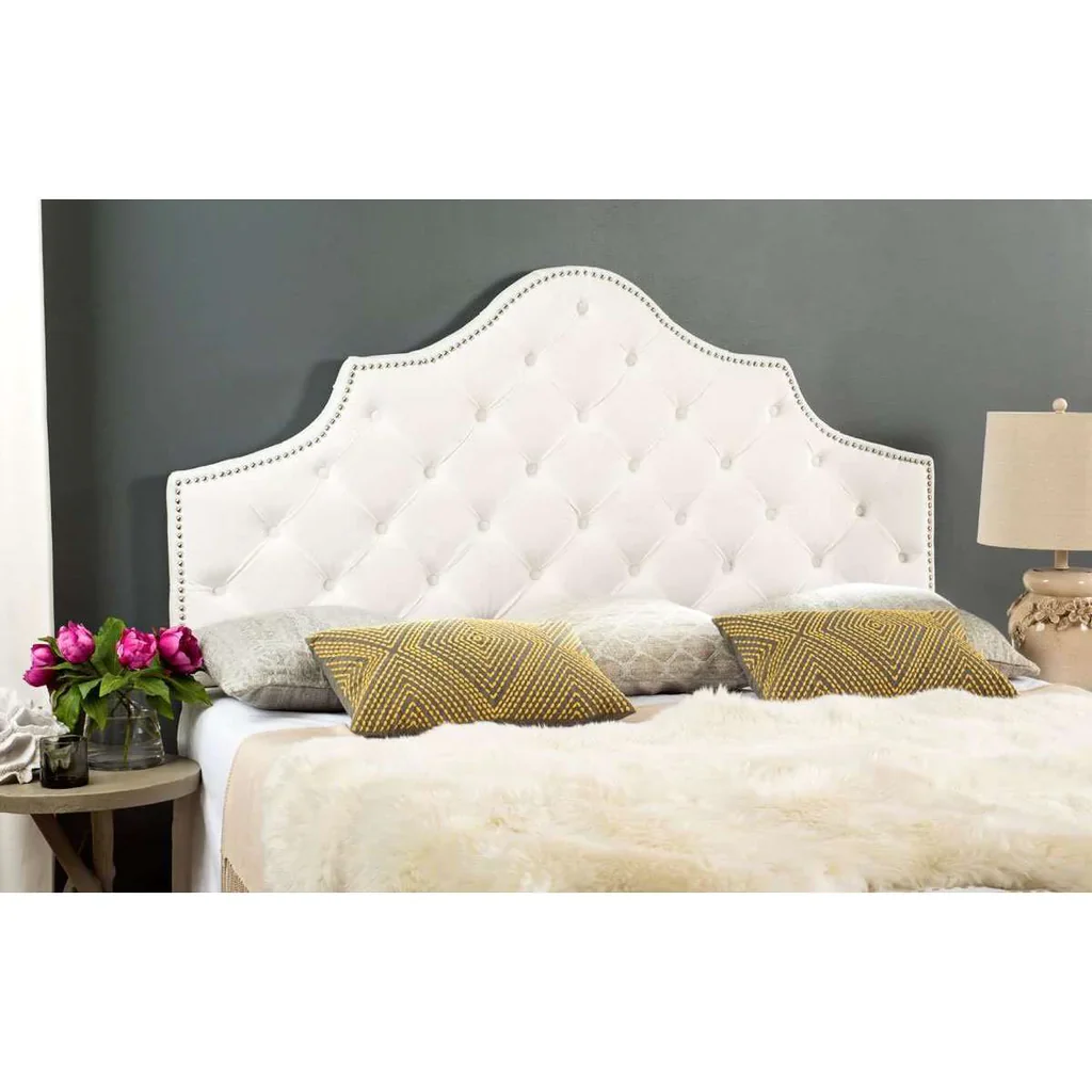 Safavieh Arebelle Queen Headboard Queen Size - White