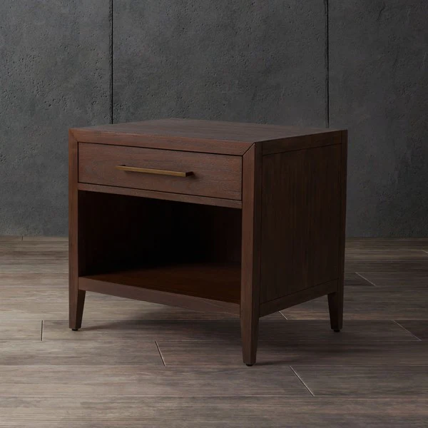 Safavieh Ariella 1 Drawer Wd Nightstand - Brown
