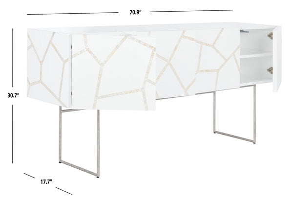 Safavieh Ashley Buffet - White - Image 4