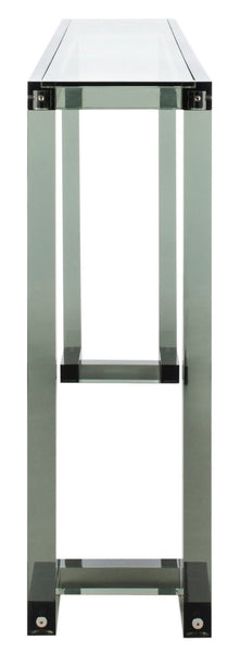 Safavieh Benji Acrylic Console Table - Black - Image 4