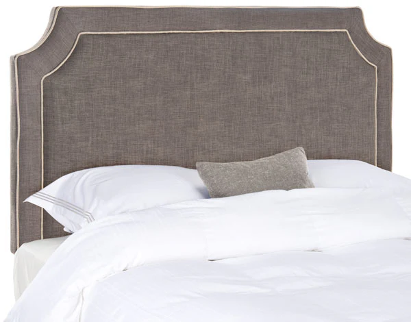 Safavieh Dane Queen Headboard Queen Size - Charcoal - Image 2