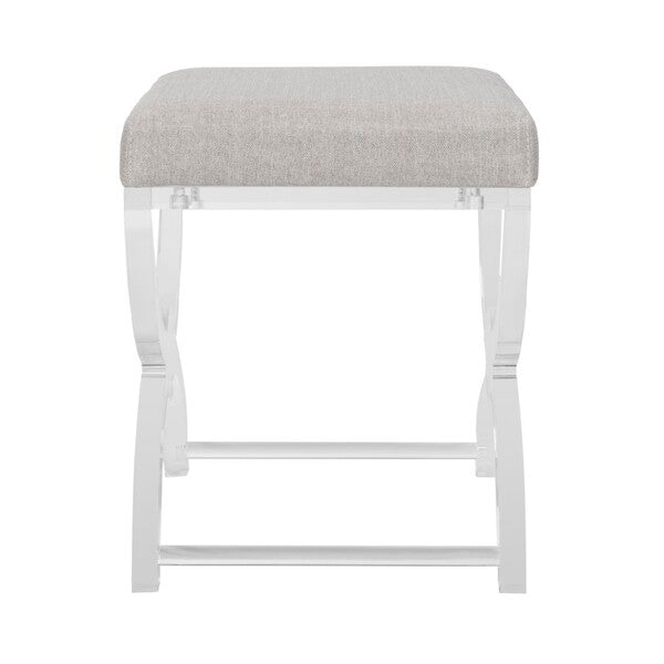 Safavieh Delfina Vanity Stool - Clear - Image 2