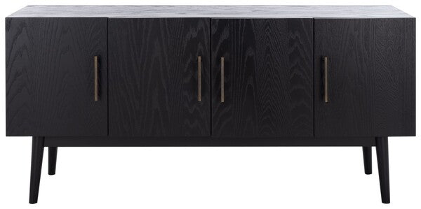 Safavieh Doderick Mid-Century Media Sta - Black - Image 2