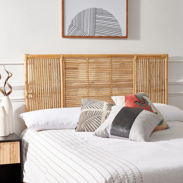 Safavieh Falyn Rectangle Headboard Queen Size - Natural