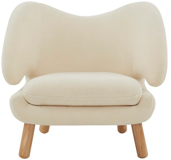 Safavieh Felicia Contemporary Chair - Ivory - Image 2