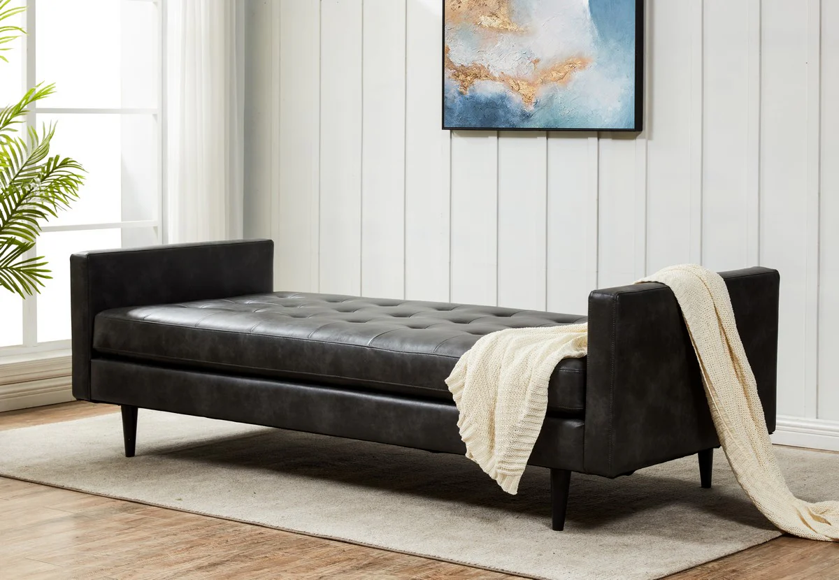Safavieh Francine Upholstered Bench - Gray