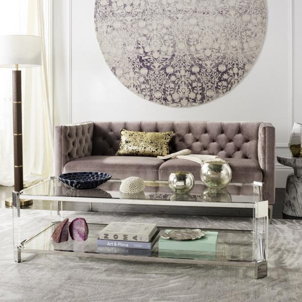 Safavieh Gianna Acrylic Coffee Table - Clear