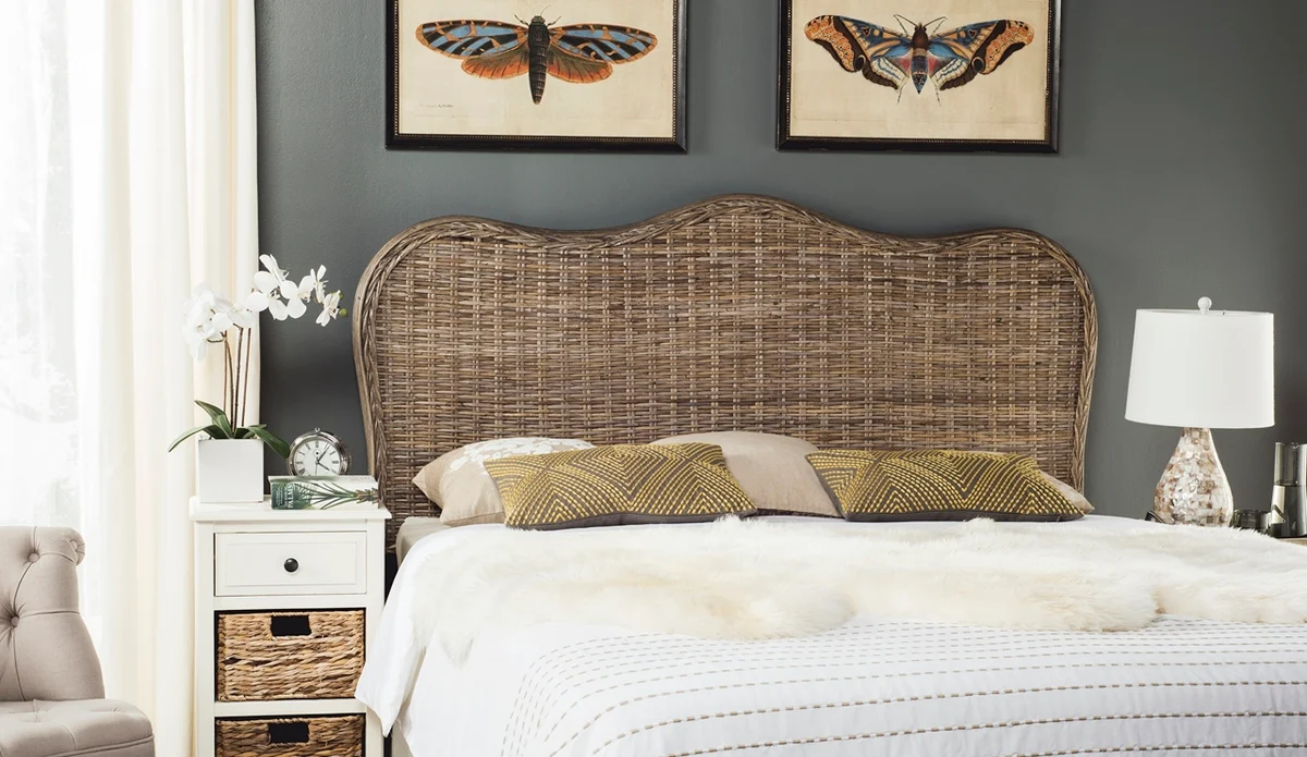 Safavieh Imelda Headboard Full Size - Grey