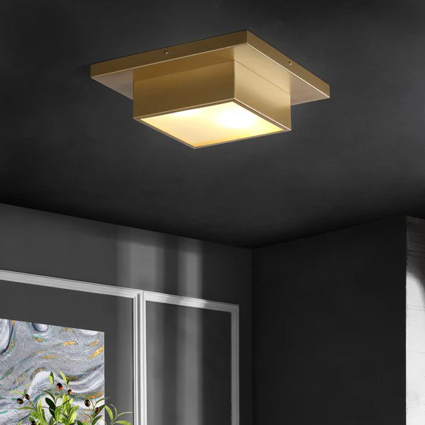 Safavieh Kylin Flush Mount - Brass