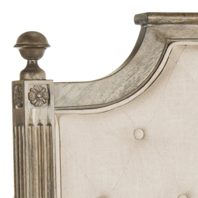 Safavieh Rustic Headboard Queen Size - Beige - Image 2