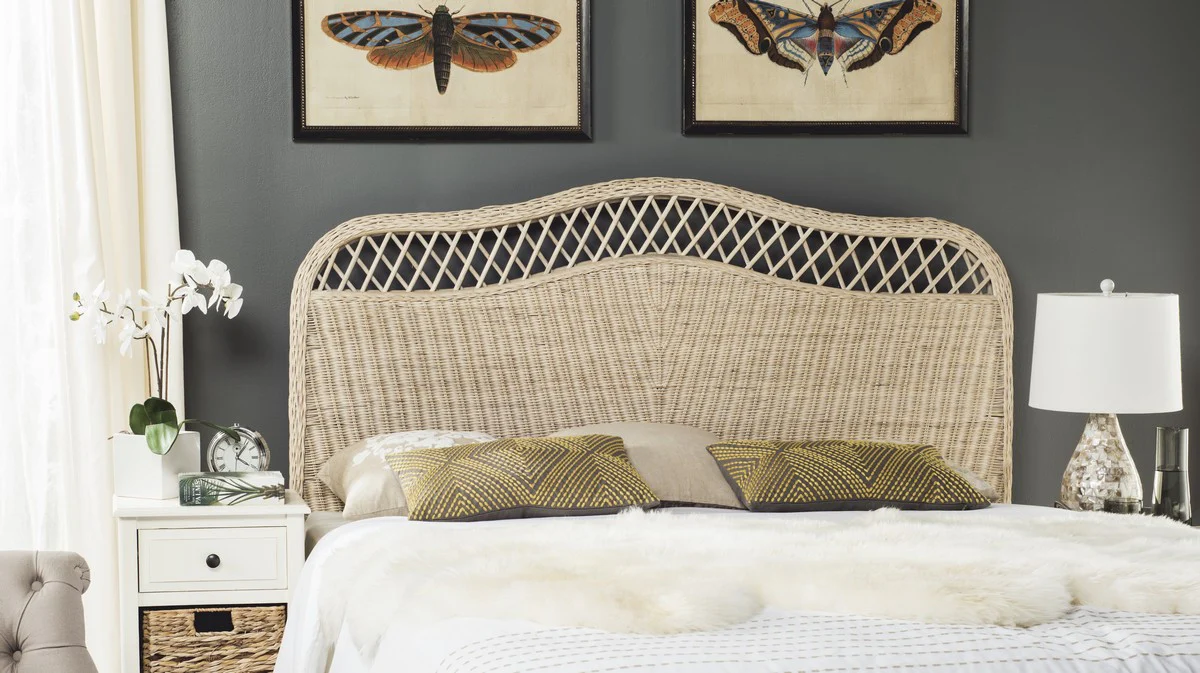 Safavieh Sephina Headboard Full Size - White Washed