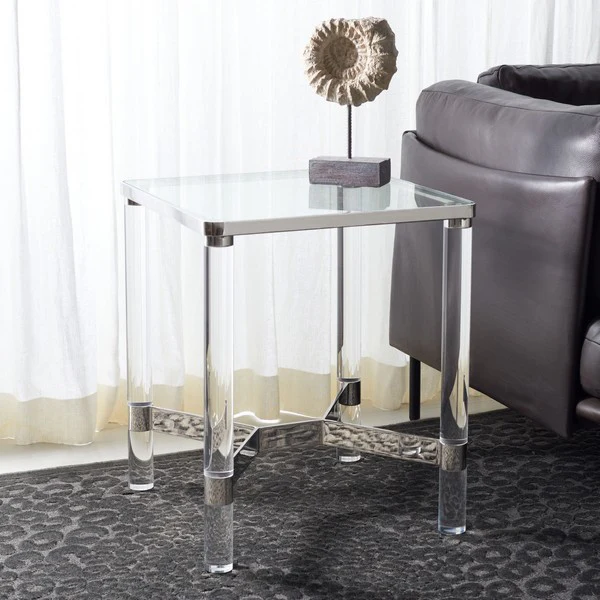 Safavieh Suzanna Acrylic Accent Table - Silver