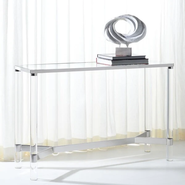 Safavieh Suzanna Acrylic Console Table - Silver