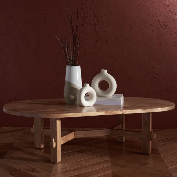 Safavieh Tabytha Elm Wood Coffee Table - Natural