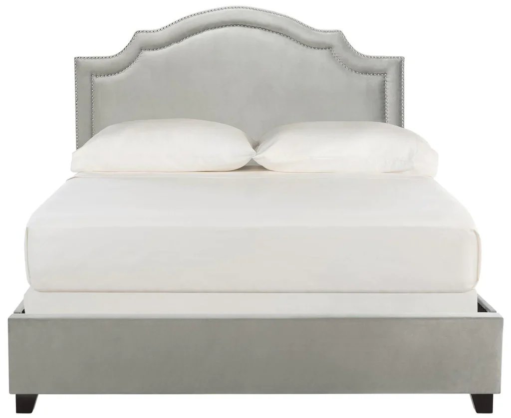 Safavieh Theron Bed Queen Size - Grey - Image 2