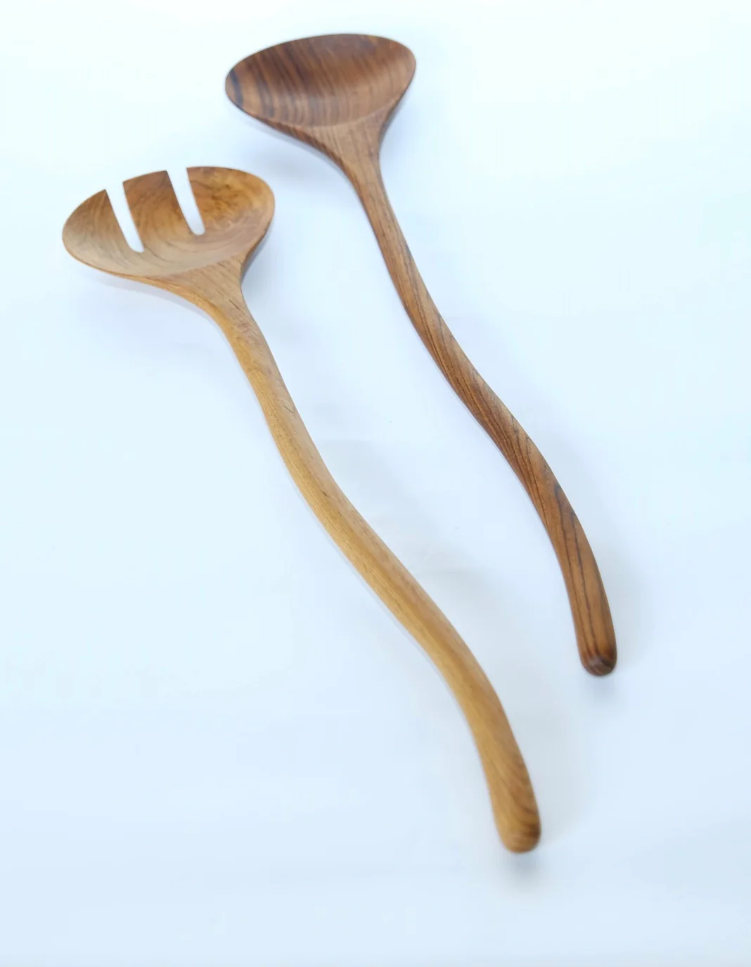 Sakura Teak Serving Spoon Collection : Set of 6 AL364 - Image 3