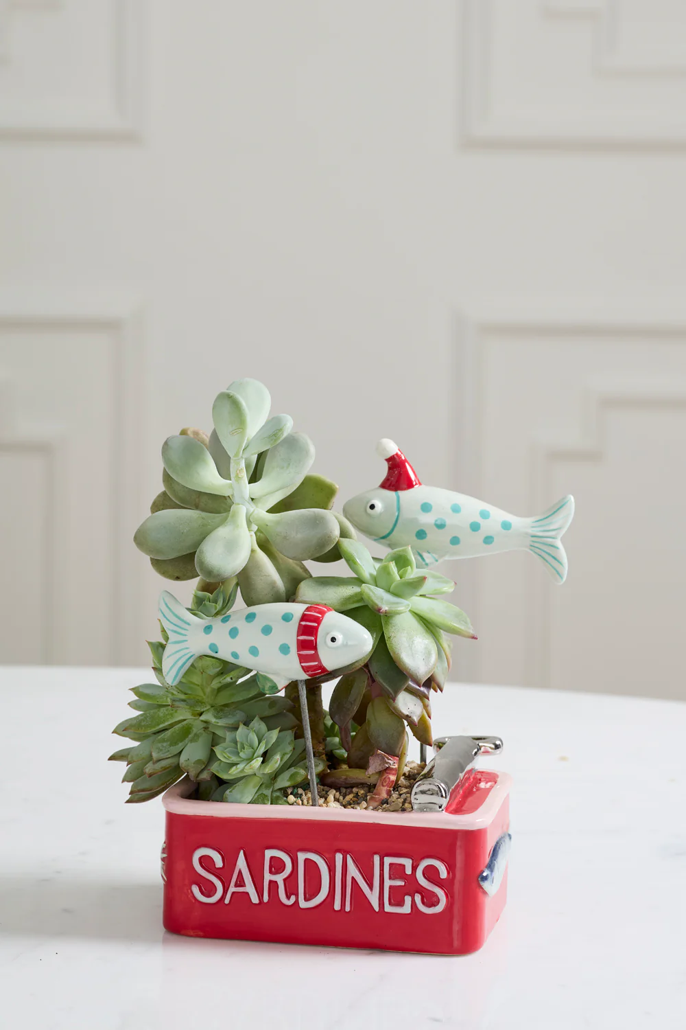 Sardine Tin Planter Set of 4 By Accent Decor - Image 7