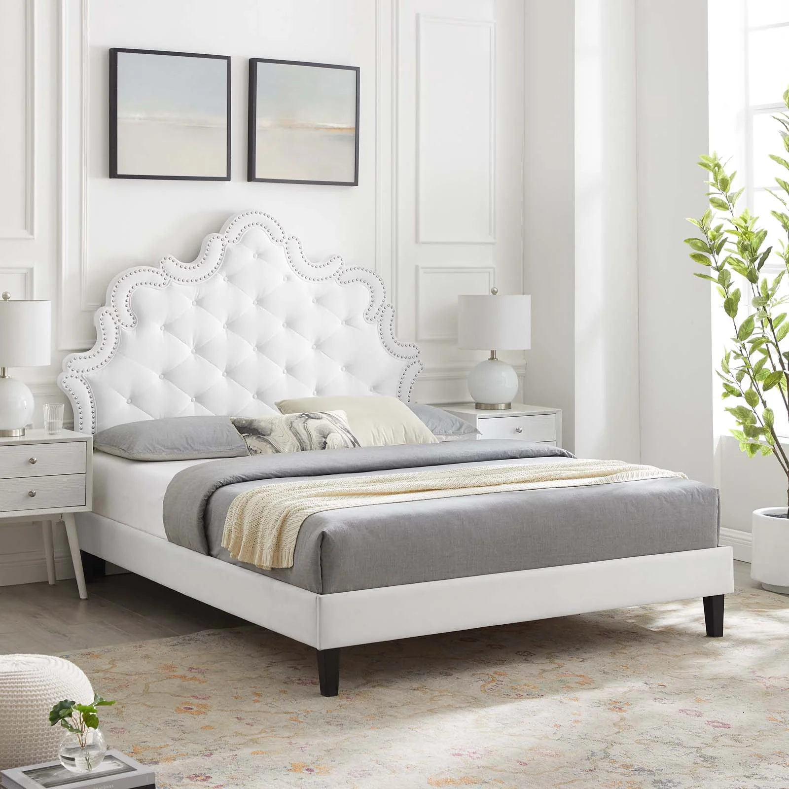 Sasha Button-Tufted Performance Velvet King Bed By Modway - MOD-6842 - Image 37