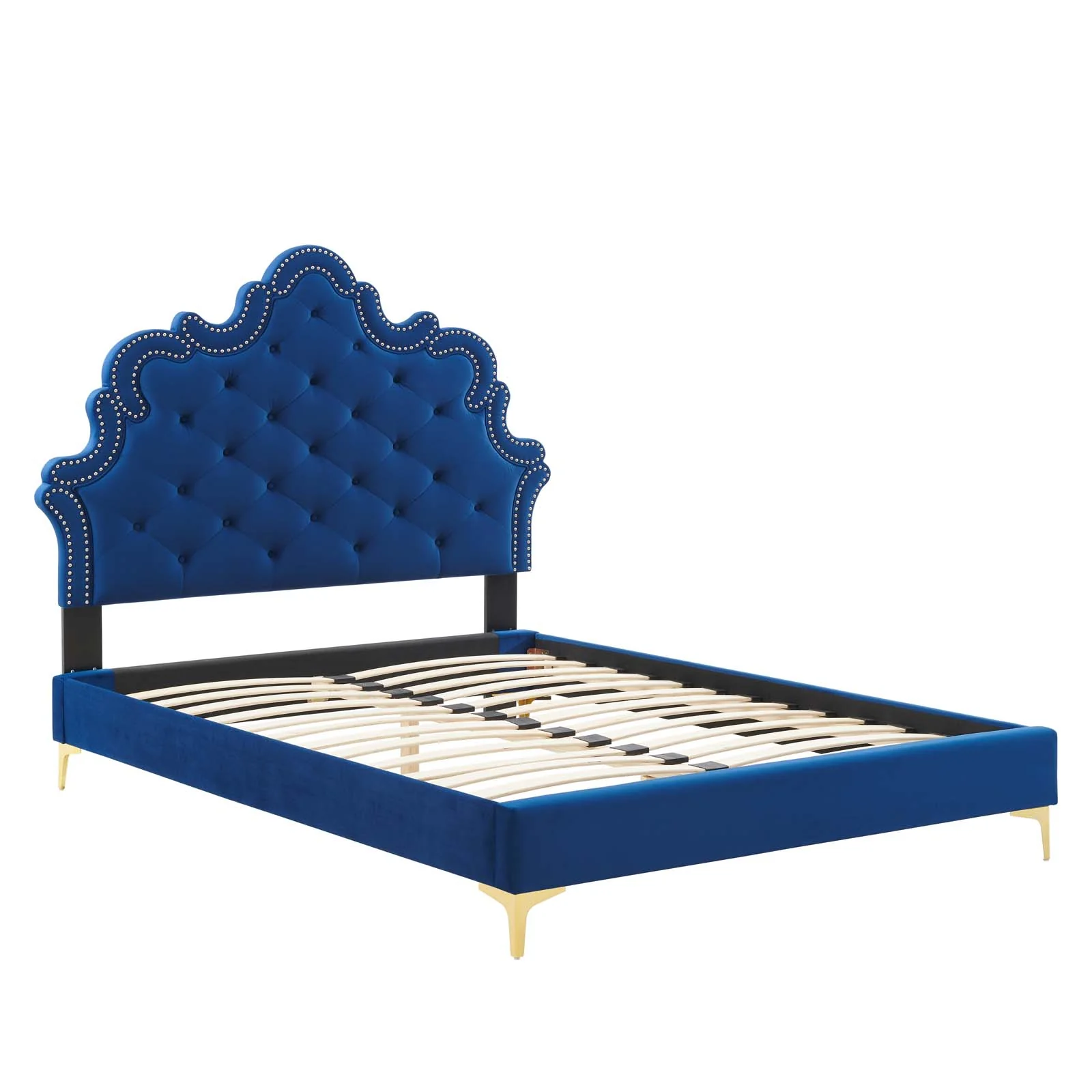 Sasha Button-Tufted Performance Velvet Queen Bed By Modway - MOD-6817 - Image 27
