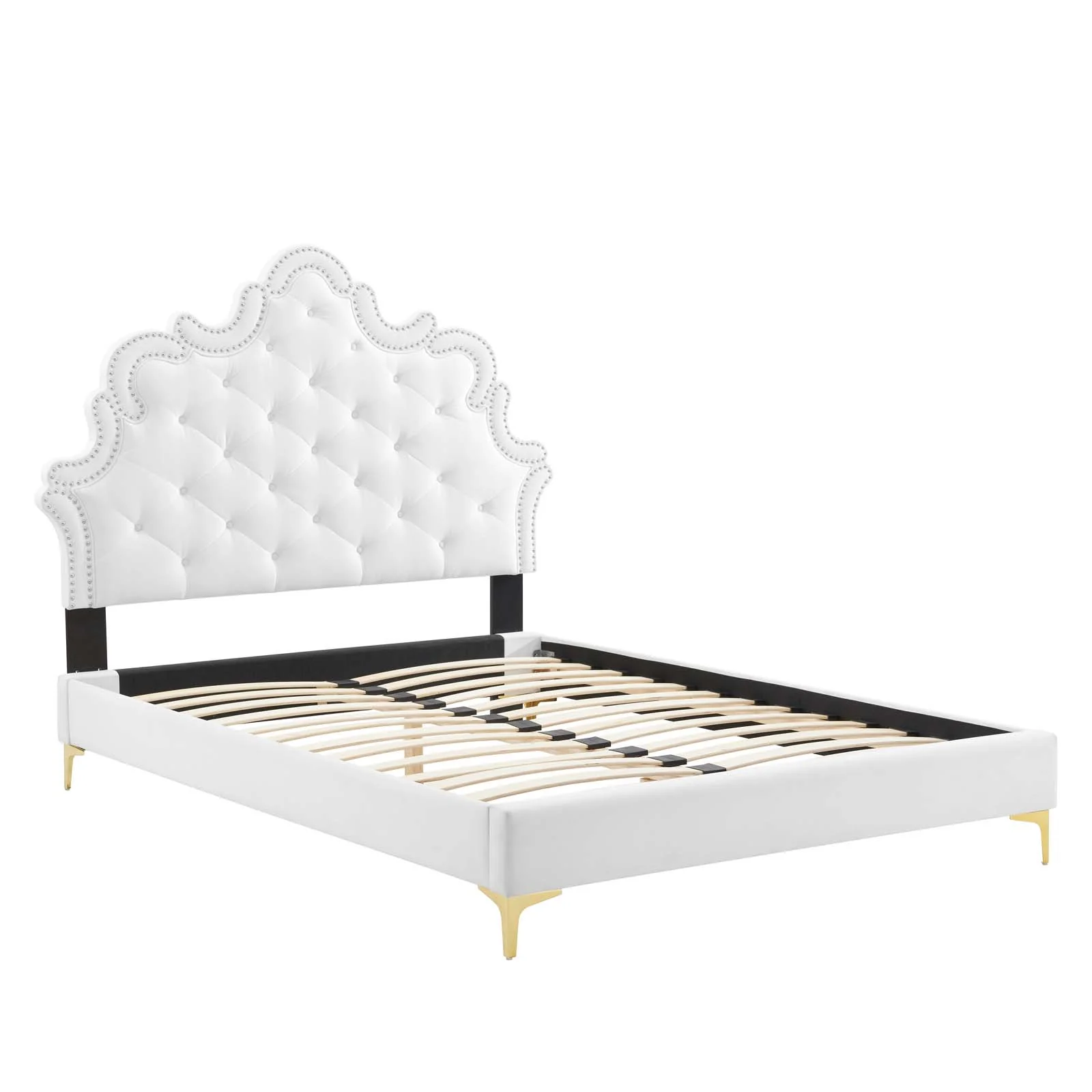 Sasha Button-Tufted Performance Velvet Queen Bed By Modway - MOD-6817 - Image 38