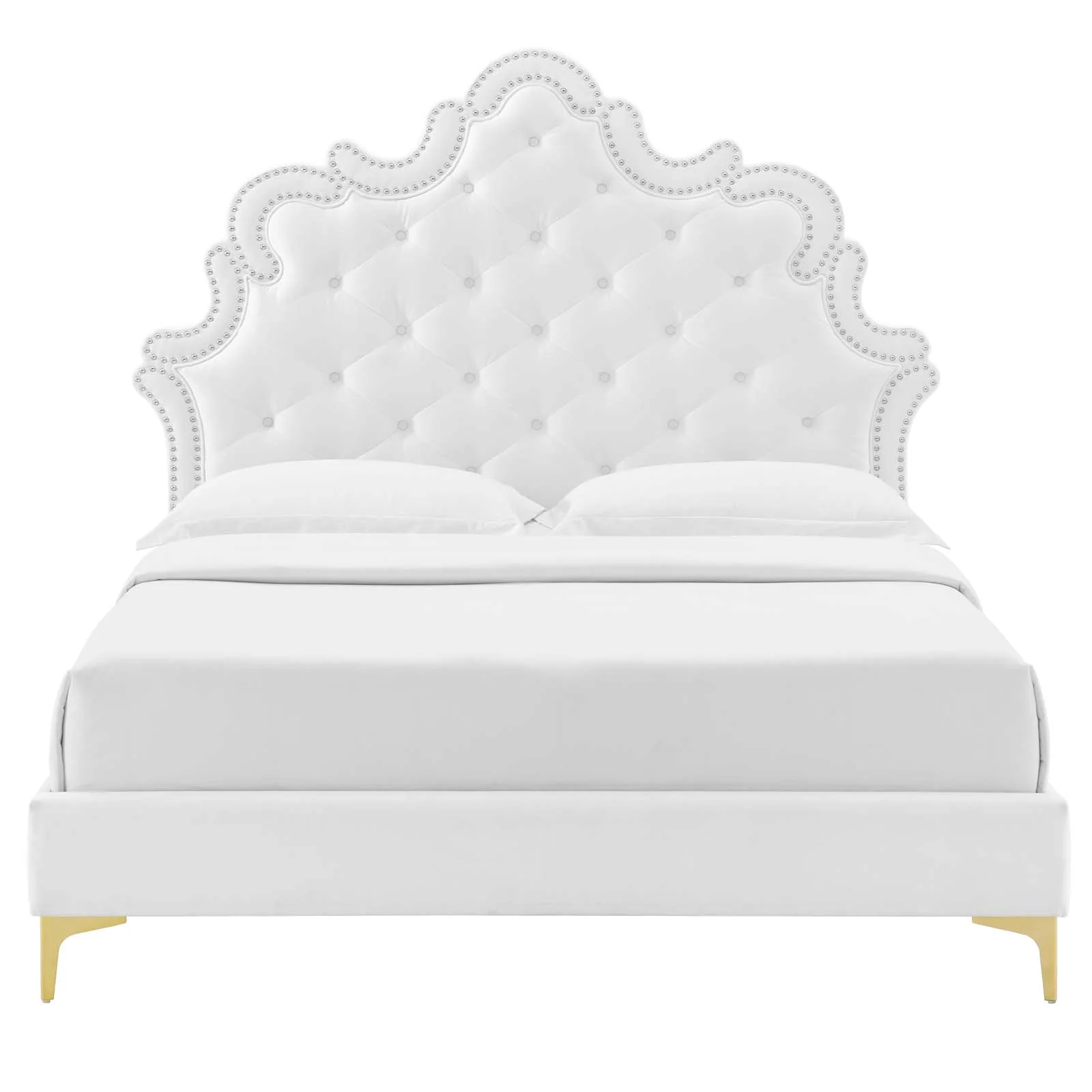 Sasha Button-Tufted Performance Velvet Queen Bed By Modway - MOD-6817 - Image 40