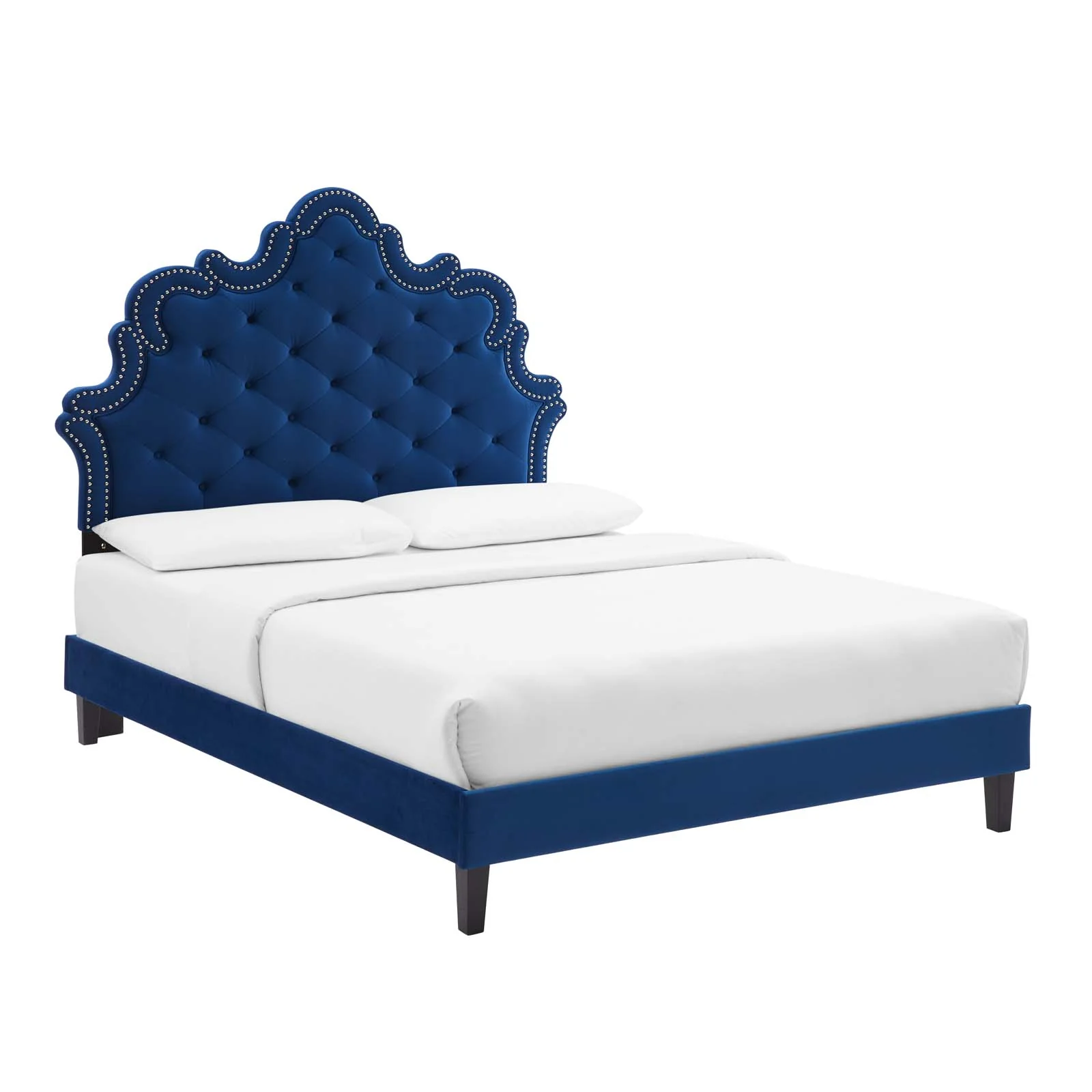 Sasha Button-Tufted Performance Velvet Queen Bed By Modway - MOD-6827 - Image 24