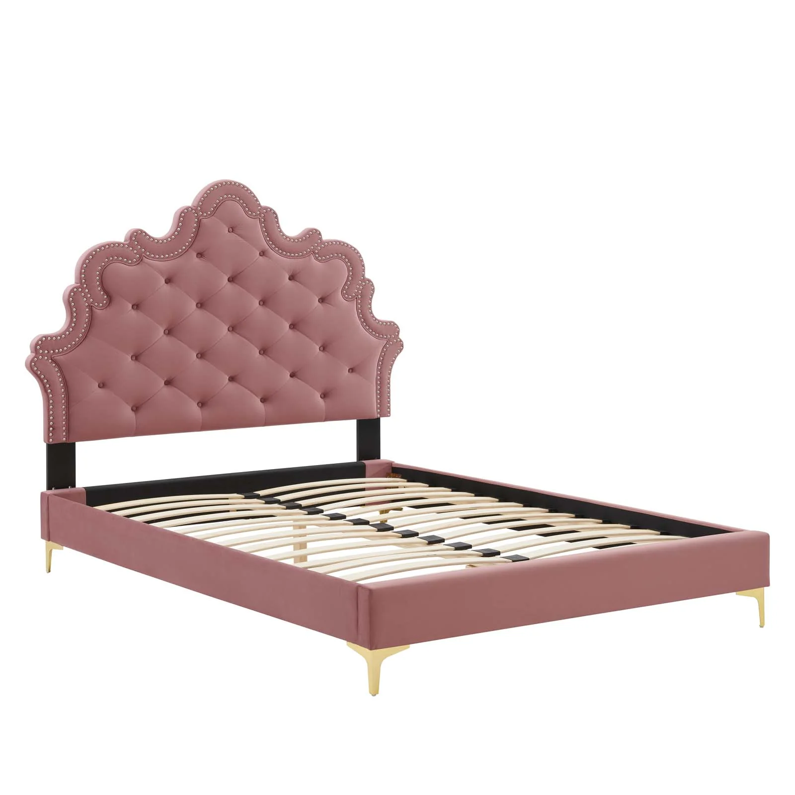 Sasha Button-Tufted Performance Velvet Twin Bed By Modway - MOD-6787 - Image 16