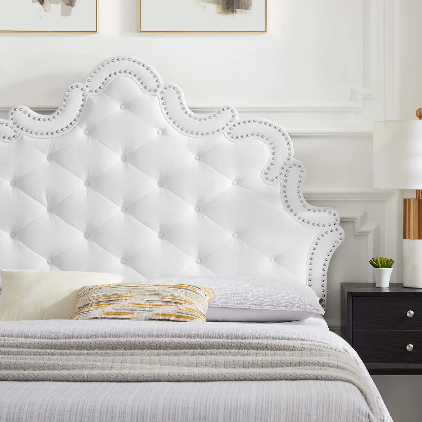Sasha Button-Tufted Performance Velvet Twin Bed By Modway - MOD-6787 - Image 35