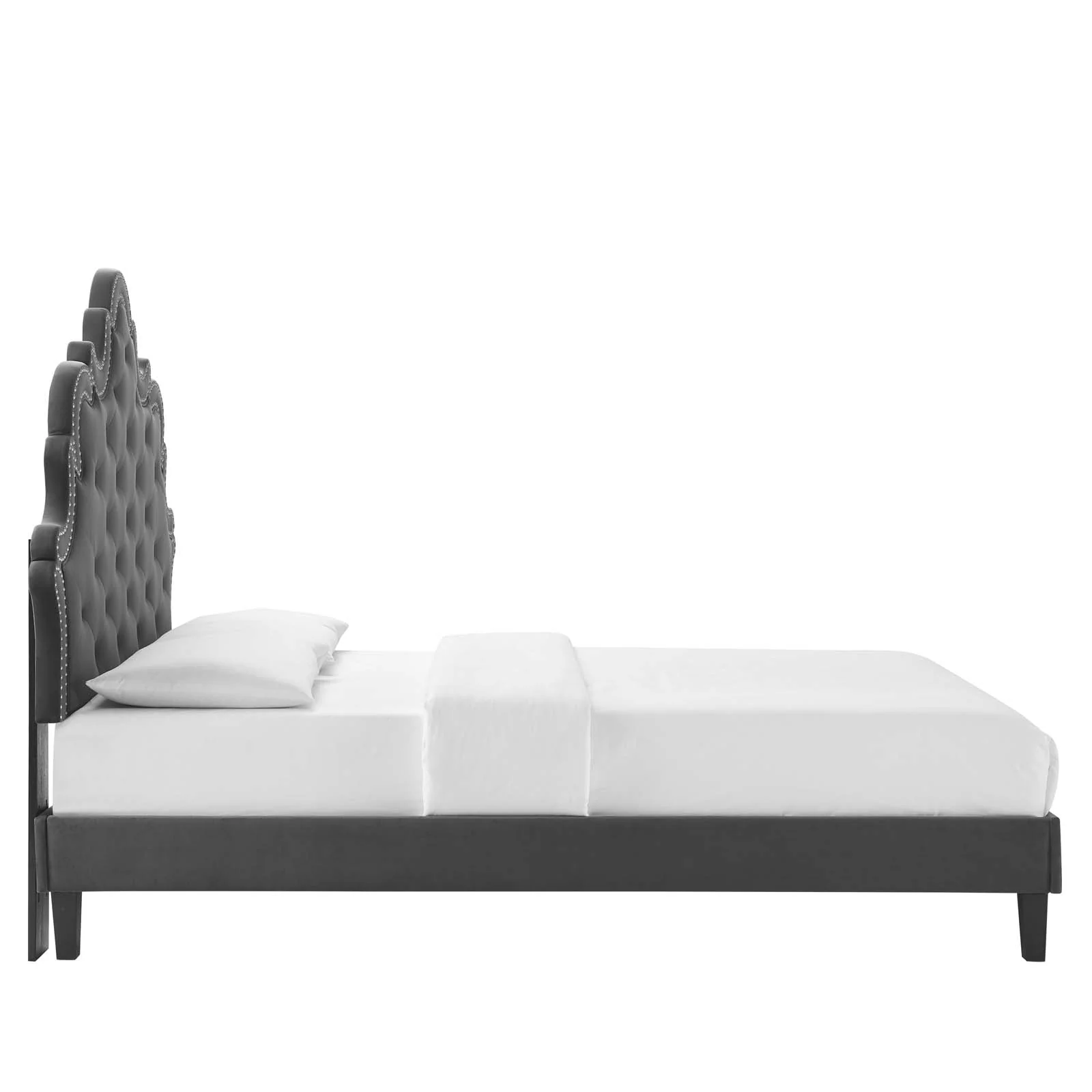 Sasha Button-Tufted Performance Velvet Twin Bed By Modway - MOD-6797 - Image 6
