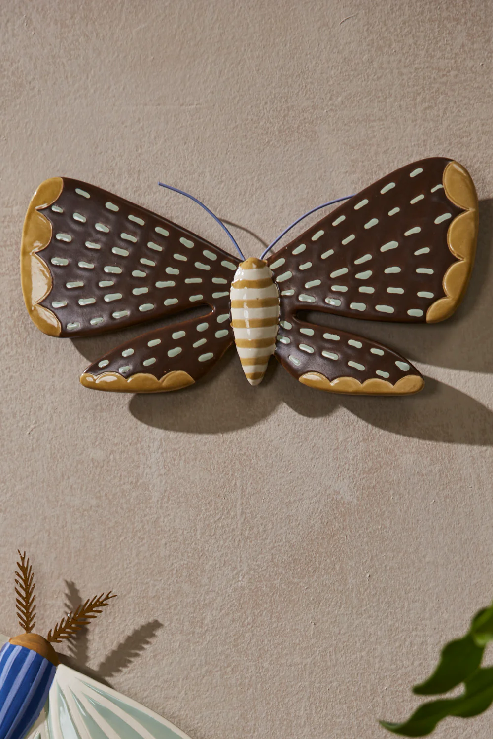 Sculpted Moth Wall Art Set of 2 By Accent Decor - Image 7