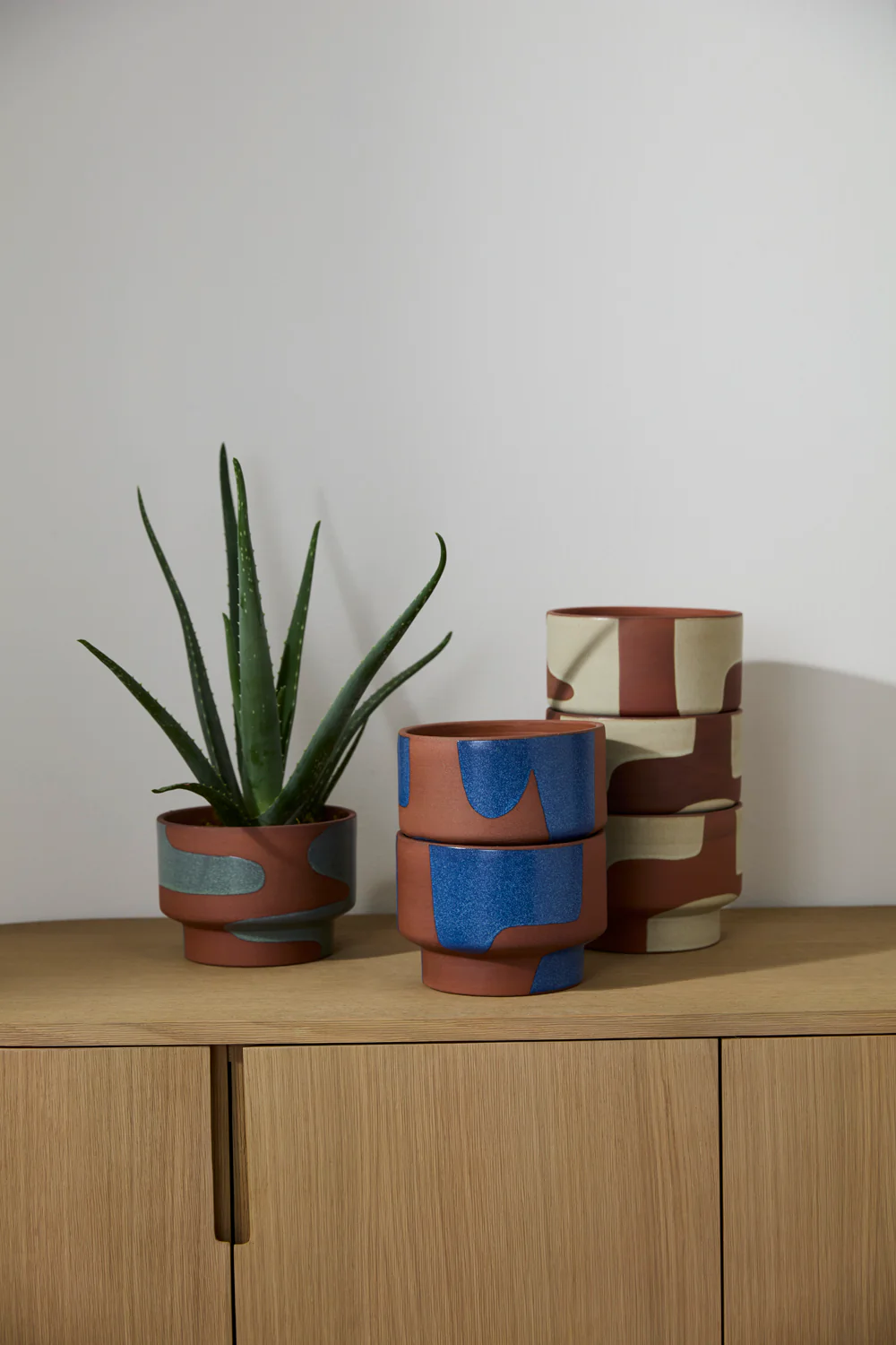 Shanti Pot Set of 2 By Accent Decor - Image 3